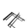 Narrow Art Deco Bracket Black (Sold in Pairs)