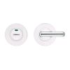 Zoo Hardware Disabled Turn and Release with Indicator complete with escutcheons and 5mm spindle - Grade 304 - Polished Stainless