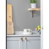 Burnished Brass Abingdon Shelf Bracket (150mm x 150mm)