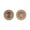 Zoo Hardware Turn and Release with Indicator complete with escutcheon and 5mm spindle - 52mm Rose - Grade 201 - AB