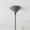 Smooth Nickel Brindley Pendant in Bluff