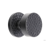 Hammered Knurlmond Mortice Door Knob Matt Black