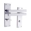Jura Lever on Backplate Bathroom Polished Chrome