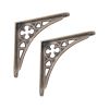 Victorian Gothic Shelf Bracket Matt Antique (Sold in Pairs)