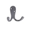Jedo Double Robe Hooks 53mm Dark Bronze - By Frelan Hardware - JV62DB