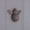 Bumble Bee Door Knocker Aged Bronze