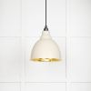 Smooth Brass Brindley Pendant in Teasel