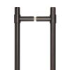 CRES 425mm Back to Back Dark Bronze T-Bar Pull Handle - By Frelan Hardware - CRES3001DBB2B