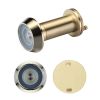 Zoo Hardware Door Viewer with Glass Lens - Polished Brass