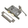 3" CE 3 Lever Mortice Sash Lock FD60 - Pewter