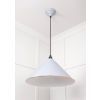 White Gloss Hockley Pendant in Birch