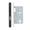 Zoo Hardware Din Euro Deadlock- Backset 60mm - 2 Pc Forend - Radius - PVDBLK - Single Throw - Black