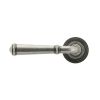 Pewter Regency Lever on Rose Set (Beehive)