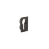 Forme Concealed Rose Euro Escutcheons Round - Urban Dark Bronze (Pair)