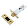 Jedo Heavy Duty Tubular Deadbolts 76mm Brass Finish - By Frelan Hardware - JL-HDB76PVD