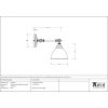 Smooth Nickel Brindley Wall Light in Upstream