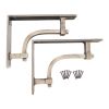 Industrial Shelf Bracket Matt Antique (Sold in Pairs)