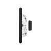 AGB Revolution XT Magnetic Bathroom Lock 60mm backset with strike plates for ALU doors - Matt Black