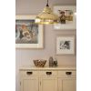 Smooth Brass Harborne Pendant