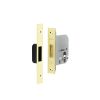 Jedo Euro Profile Deadlocks 76mm Polished Brass - By Frelan Hardware - JL1061PB