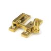 Polished Brass Beehive Quadrant Fastener - Narrow