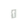 Forme Concealed Rose Euro Escutcheons Square - Satin Chrome (Pair)
