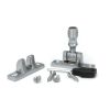 Satin Chrome Beehive Brighton Fastener - Narrow (Square)