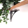 Victorian Ironbridge Shelf Bracket Pewter (Sold in Pairs)
