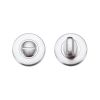 Zoo Hardware Turn and release on round rose - Satin Chrome