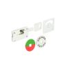 Burlington Indicator Lock Polished Nickel - By Frelan Hardware - BUR2552PN