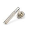 Polished Nickel Brompton Lever on Rose Set (Plain)