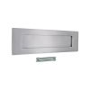 Victorian Letter Plate 250mm Satin Chrome