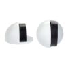 Zoo Hardware Door stop - floor mounted - oval - 45mm - White