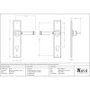 Pewter Regency Lever Espag. Lock Set