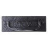 Zoo Hardware Postal Letter Plate - 12" x 4" - Black