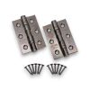 CE7 Mild Steel BB Butt Hinge - Black Nickel