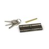 Aged Brass 45/45 5pin Euro Cylinder KA