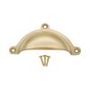 Cottage Cup Pull Polished Brass