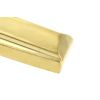 Polished Brass Locking Art Deco Fastener - RH