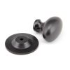 Aged Bronze Oval Cabinet Knob 40mm