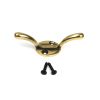 Aged Brass Newbury Cleat Hook