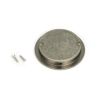 Pewter 75mm Plain Round Pull