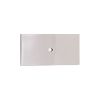 Rectangle Backplate for Cupboard Knobs Polished Nickel