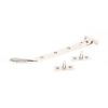 Polished Nickel 8" Reeded Stay