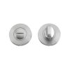 Zoo Hardware Turn and Release complete with escutcheon and 5mm spindle - 52mm Rose - Grade 304 - Stainless Steel