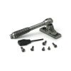 Pewter Locking Reeded Fastener
