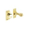 Jedo Heavy Brighton Fasteners 57x22mm Polished Brass - By Frelan Hardware - JV4288PB