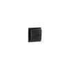Forme Concealed Rose WC Turn Square - Matt Black
