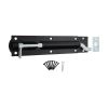 Iron Barrel Bolt - Necked 8" Black