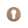 Zoo Hardware Euro Profile Escutcheon - 52mm Dia - Grade 201 - Antique Brass